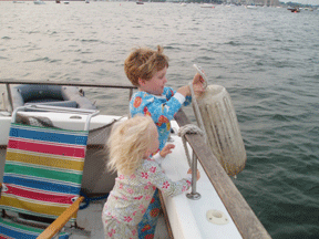 Helpers on the Boat